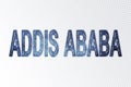 Addis Ababa lettering, Addis Ababa milky way letters, transparent background