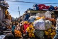 Addis Mercato in Addis Abeba, Ethiopia in Africa. Royalty Free Stock Photo