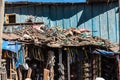 Addis Mercato in Addis Abeba, Ethiopia in Africa. Royalty Free Stock Photo