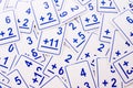 Addition Math Cards (blue)