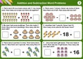 Addition and Subtraction word problems