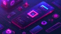 In addition to UI/ux, user experience, isometric landing pages, mobile application interfaces, smartphone application