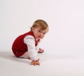 Addorable baby girl playing Royalty Free Stock Photo