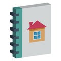Address Book Color vector icon fully editable Royalty Free Stock Photo