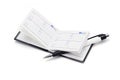 Address book and pen Royalty Free Stock Photo