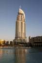 Address Downtown Dubai Hotel Royalty Free Stock Photo