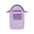 address mailbox letter cartoon vector illustration