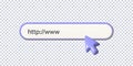 Address and navigation bar design element