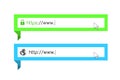 Address and navigation bar design