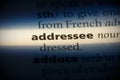 Addressee