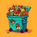 Addressing the Environmental Impact of Food Waste. Generative AI