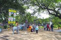 Ade Irma Suryani Nasution park Taman Lalu Lintas in Bandung. Royalty Free Stock Photo