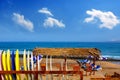 Adeje Beach Playa Las Americas in Tenerife Royalty Free Stock Photo