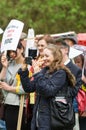 Adela Redston - Anti-Fracking March - Protest