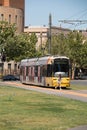 Adelaide, Australia Concurrent Tram different destination.