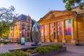 ADELAIDE, AUSTRALIA, JANUARY 6, 2020: Sunset view of Art Gallery of South Australia in Adelaide