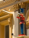 Large scale toy soldier and traditional architecture