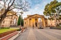 ADELAIDE, AUSTRALIA - SEPTEMBER 16, 2018: Exterior view of the Art Gallery of South Australia building