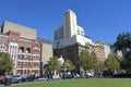 Adelaide City downtown cityscape skyline Royalty Free Stock Photo