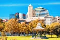 Adelaide city rotunda in Elder Park, South Australia