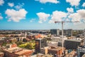 Adelaide city skyline view on a day