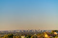 Adelaide city skyline view at sunset Royalty Free Stock Photo