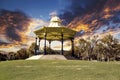 Adelaide Elder Park at sunset