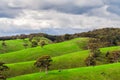 Adelaide Hills vista landscape in winter season Royalty Free Stock Photo