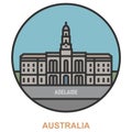 Adelaide. Sities and towns in Australia