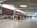 Empty Adelaide Airport check-in counter during South Australia second wave lockdown Royalty Free Stock Photo