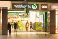 Adelaide Woolworths store at night