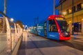 Adelaidemetro tram at Moseley Square, Glenelg