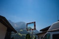 Adelboden, Switzerland - July 24, 2022 - Summer view of Adelboden village and city center