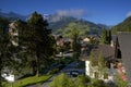 Adelboden with Wildstrubel Glacier