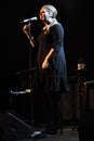 Live concert of Adele at the Alcatraz Royalty Free Stock Photo