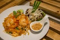 Adelicious phat thai kung thai food