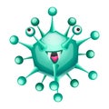 Adeno virus illustration. Royalty Free Stock Photo