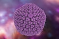 Adenovirus, a virus which cause respiratory infections Royalty Free Stock Photo