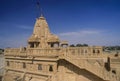 Adeshwar Nath Jain Temple Amar Sagar Jaisalmer Royalty Free Stock Photo