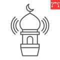 Adhan call line icon