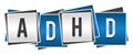 ADHD - Attention Deficit Hyperactivity Disorder Blue Grey Blocks