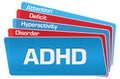 ADHD - Attention Deficit Hyperactivity Disorder Red Blue Rounded Squares