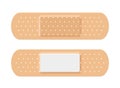 Adhesive medical plaster strip bandage. Medical patch aid strip