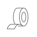 Adhesive tape line outline icon Royalty Free Stock Photo