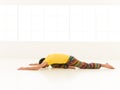 Adho Muka Kapotasana pose Royalty Free Stock Photo