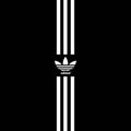 Adidas background. Adidas original. Sportwear brands. Logo of sports equipment and sportswear company. Vector. Zaporizhzhia,