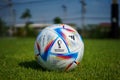 Adidas launch the official match ball for Qatar FIFA World Cup 2022. Royalty Free Stock Photo