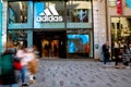 Adidas Store. Adidas store in Istiklal Avenue or Istiklal Caddesi in Turkish.