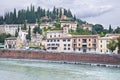 The Adige River Embankment in Verona, Italy Royalty Free Stock Photo