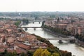 Adige River and the old town of Verona